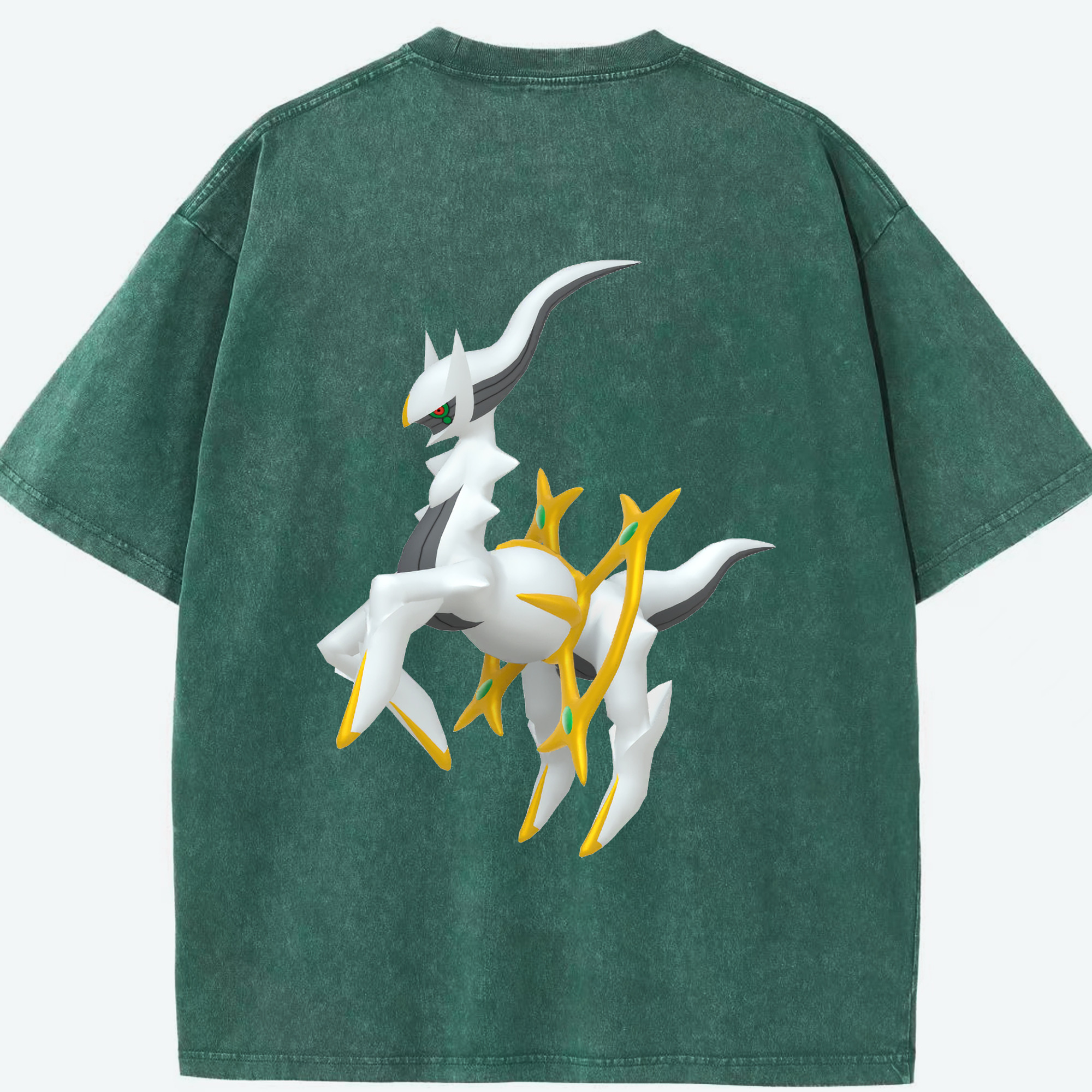 （画像用） ポケットモンスター Pokémon 綿100% ヴィンテージ風 半袖Tシャツ（背面プリント）